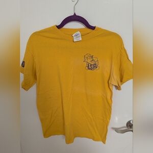 Laurier Gold and Purple LSFL T-Shirt - Men's Size Small